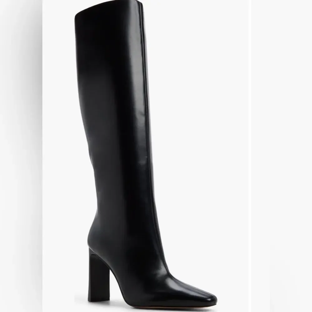 Aldo Black Knee-High Women's Boots 7